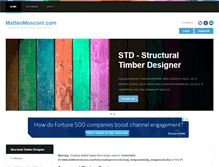 Tablet Screenshot of matteomosconi.com